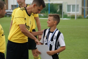 Hráč Adam Spiller a trenér Lukáš Forni se zúčastnili Juventus kempu